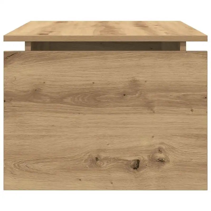 Table basse bois clair en chêne 68 x 50 x 38 cm