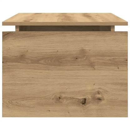 Table basse bois clair en chêne 68 x 50 x 38 cm