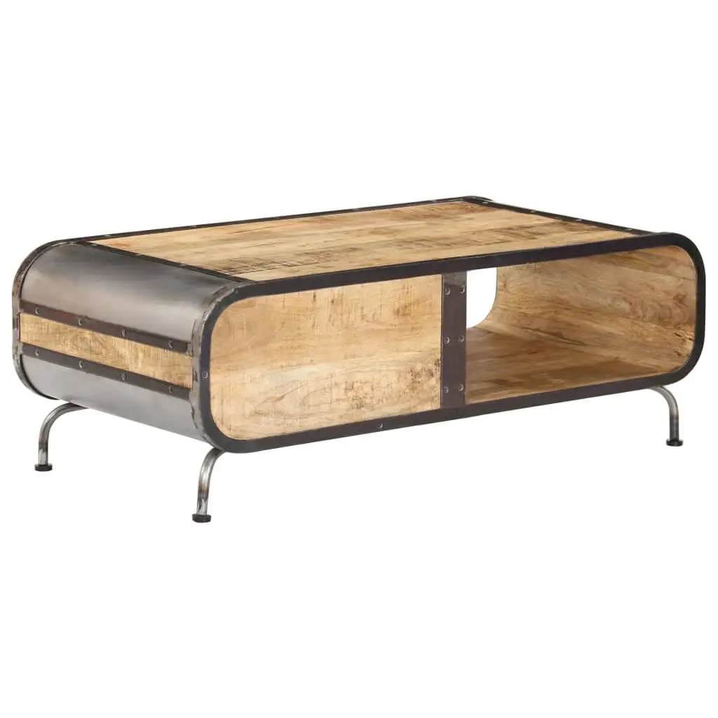 Table basse en bois massif manguier 100 x 50 x 35 cm