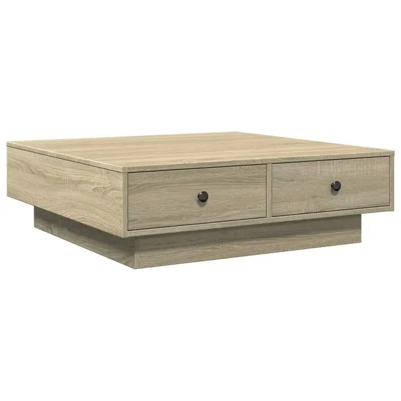Table basse bois clair SONOMA-Eiche 90x90x28 cm