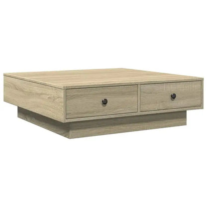 Table basse bois clair SONOMA-Eiche 90x90x28 cm