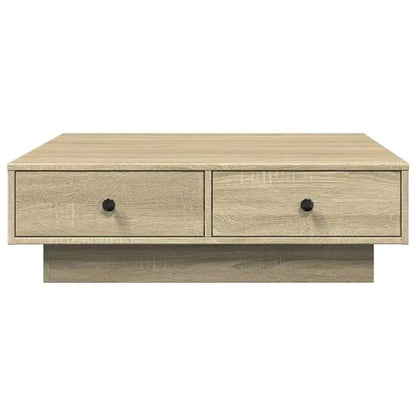 Table basse bois clair SONOMA-Eiche 90x90x28 cm