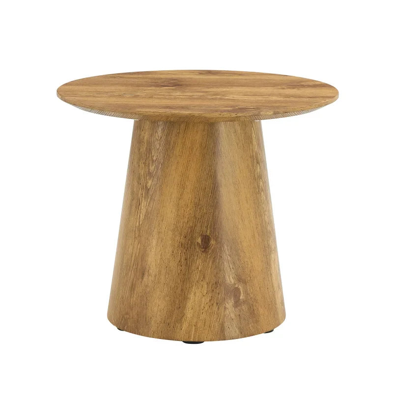 Table basse ronde en bois 50 cm diamètre 48 cm hauteur