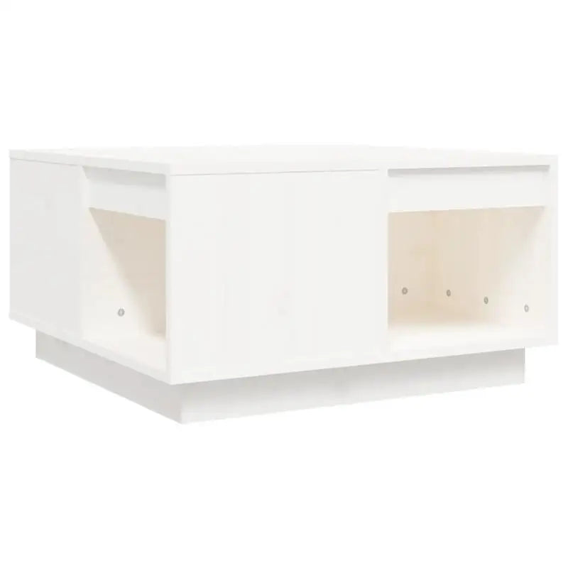 Table basse en bois massif pin 110 x 50 x 33,5 cm brune