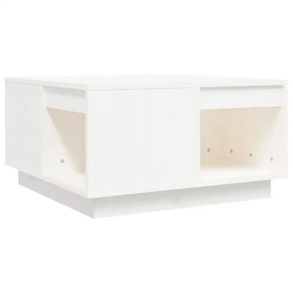 Table basse en bois massif pin 110 x 50 x 33,5 cm brune