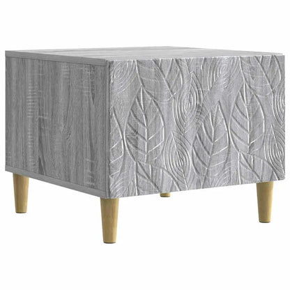 Table basse en bois massif avec tiroir