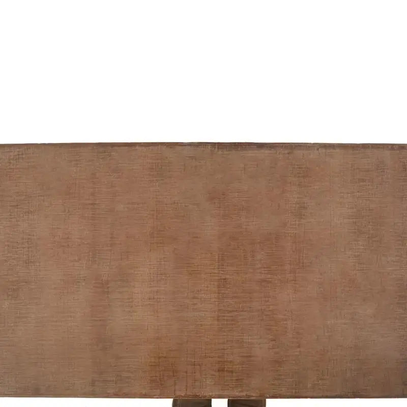 Table basse en bois massif 91 x 51 x 38 cm brune