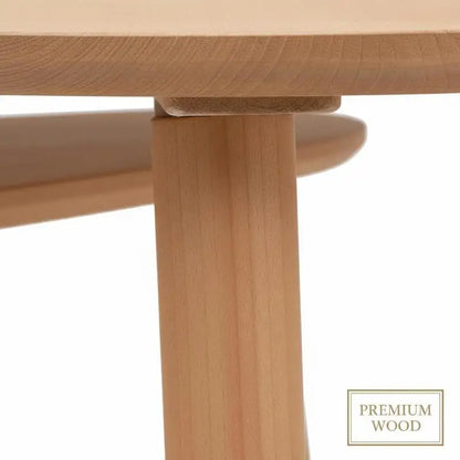 Table basse en bois massif pin 2 pièces marron