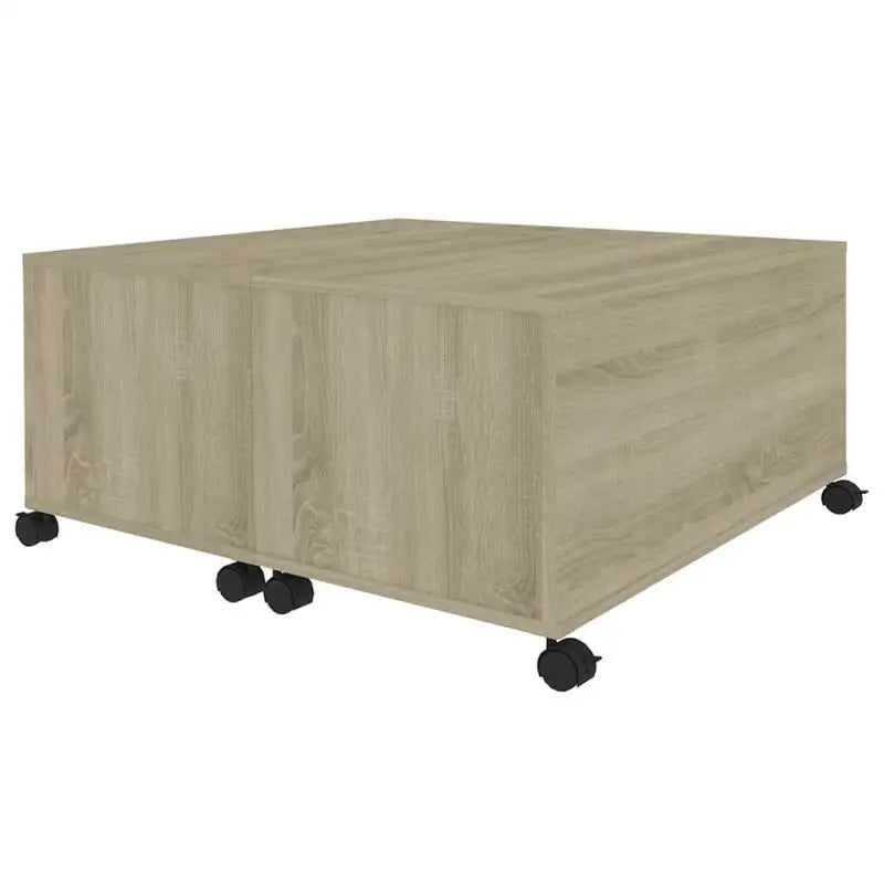 Table basse bois clair Sonoma Oak 75x75x38 cm