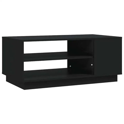 Table basse en bois et noir 102x55x43 cm