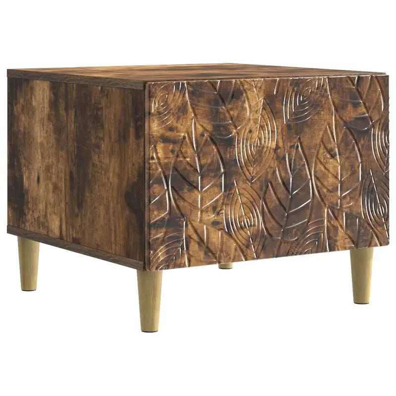 Table basse en bois massif avec tiroir