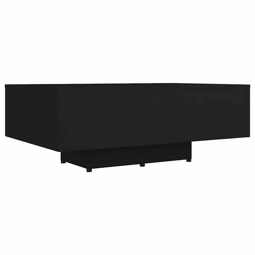 Table basse en bois et noir 85x55x31 cm