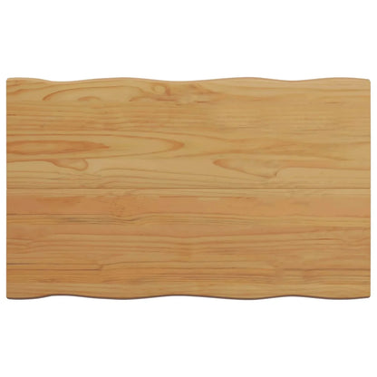 Table basse en bois massif 100 x 60 x 45,5 cm noire