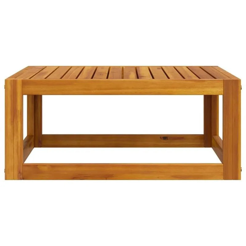 Table basse en bois massif acacia 68 x 68 x 29 cm brune