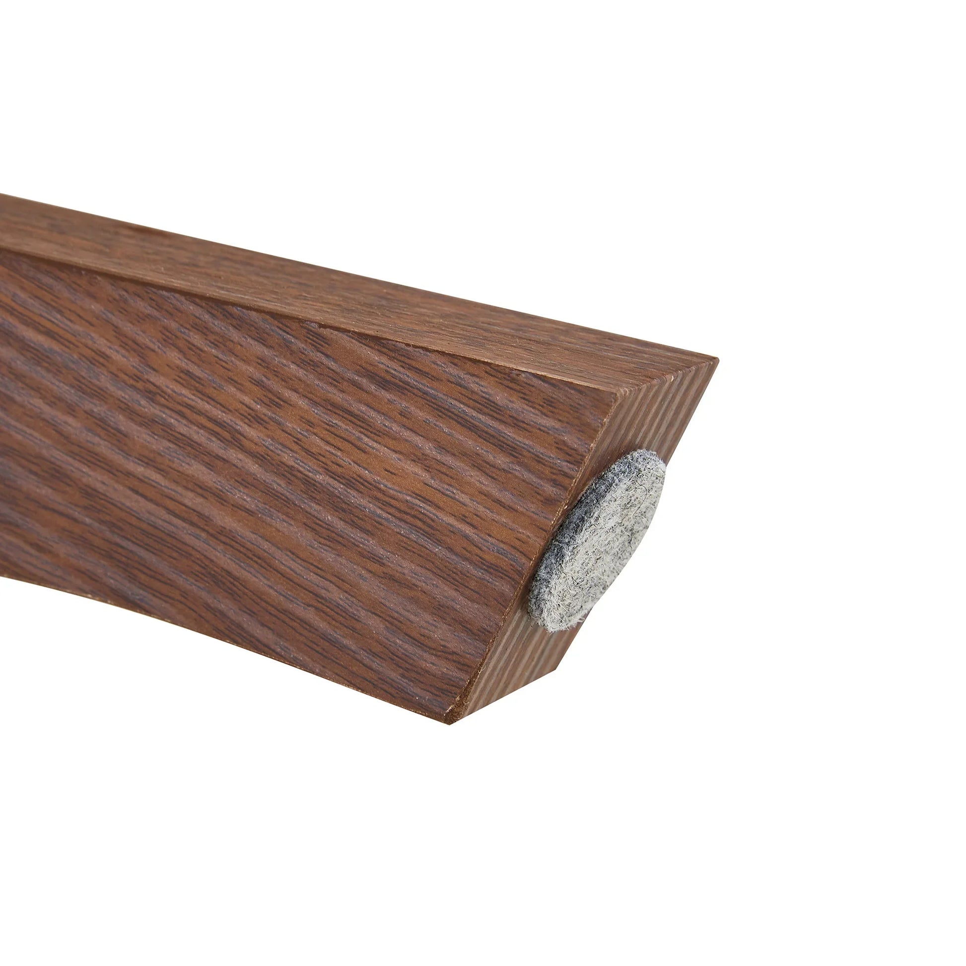 Table basse ronde en bois avec plateau verre trempé ambre 80x42,2 cm