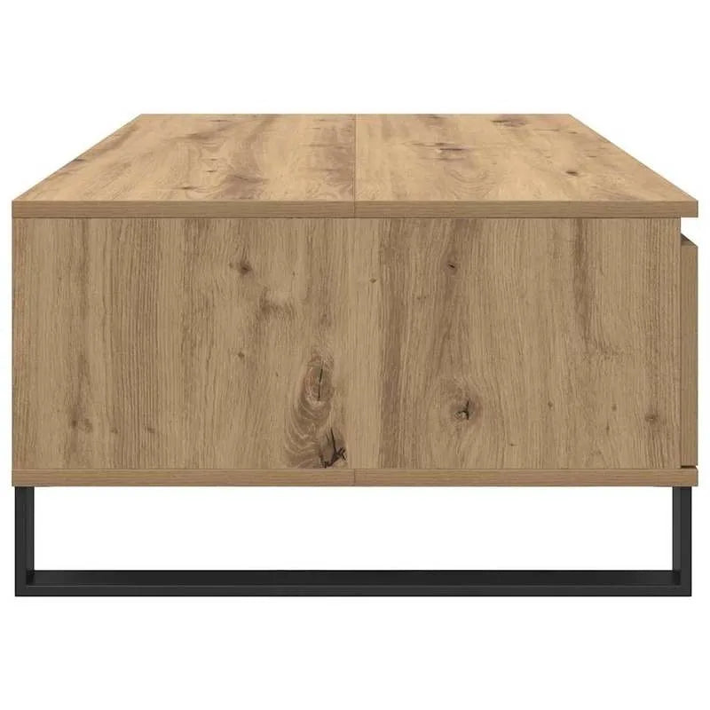 Table basse bois clair 90x60x35 cm