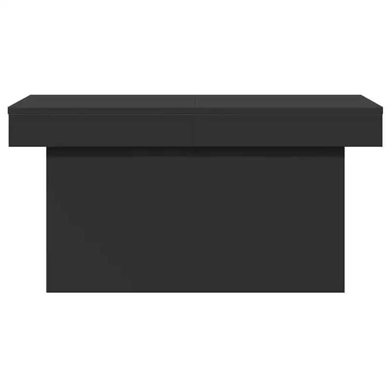 Table basse en bois et noir 80x55x40 cm