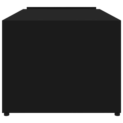 Table basse en bois et noir 90 x 45 x 35 cm