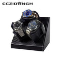 3+0 Watch Winder Leather utomatic Watch Box With Wanbao Quiet Motor Watch Cabinet Clock Storage Box