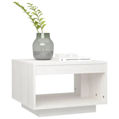 Table basse en bois massif pin nature