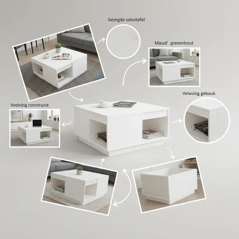 Table basse en bois massif pin 110 x 50 x 33,5 cm brune