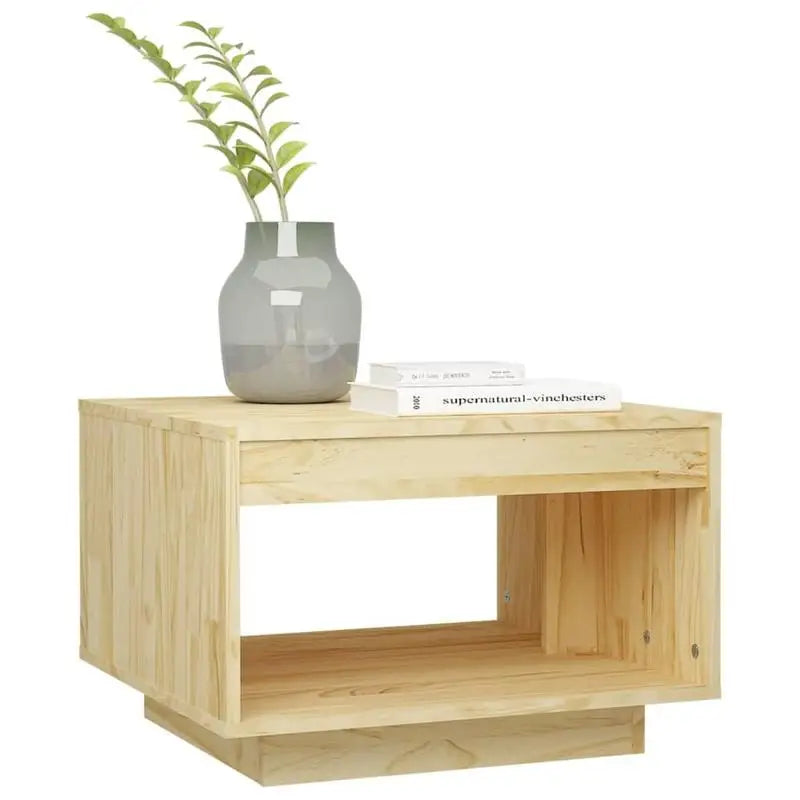 Table basse en bois massif pin moderne 110 x 50 x 33,5 cm