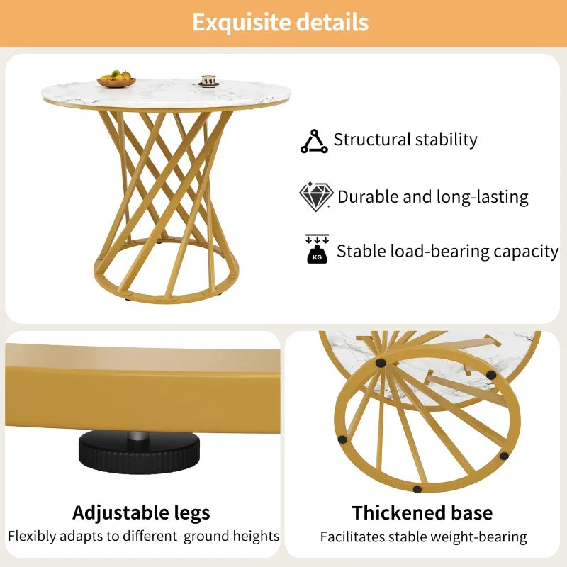 Table basse ronde en bois 2 niveaux avec rangement 80 cm