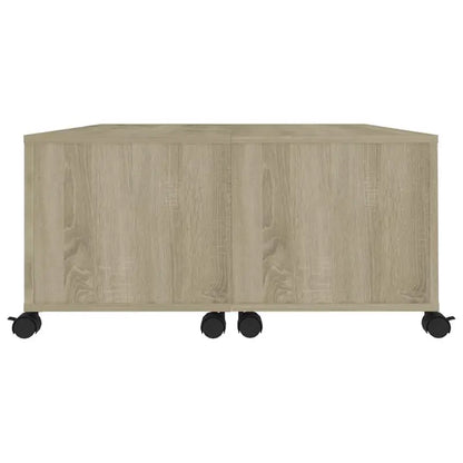 Table basse bois clair Sonoma Oak 75x75x38 cm