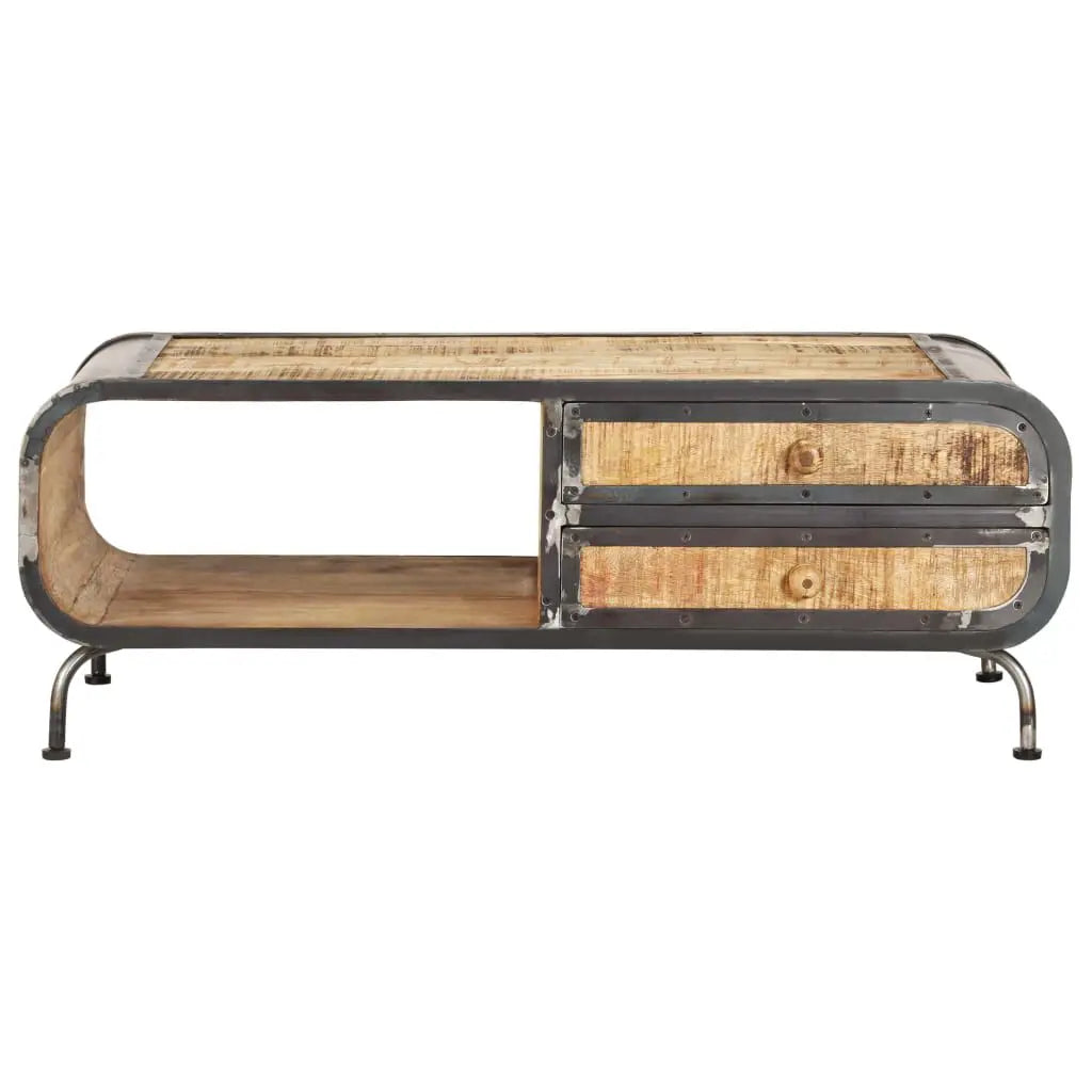 Table basse en bois massif manguier 100 x 50 x 35 cm
