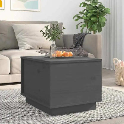 Table basse en bois massif pin relevable avec rangement 110 x 50 x 33,5 cm nature