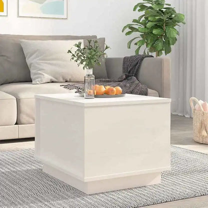 Table basse en bois massif pin relevable avec rangement 110 x 50 x 33,5 cm nature