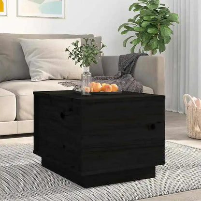 Table basse en bois massif pin relevable avec rangement 110 x 50 x 33,5 cm nature