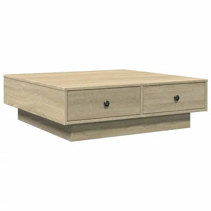 Table basse bois clair SONOMA-Eiche 90x90x28 cm