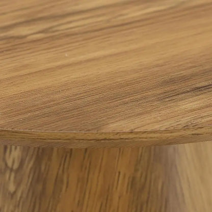 Table basse ronde en bois 50 cm diamètre 48 cm hauteur