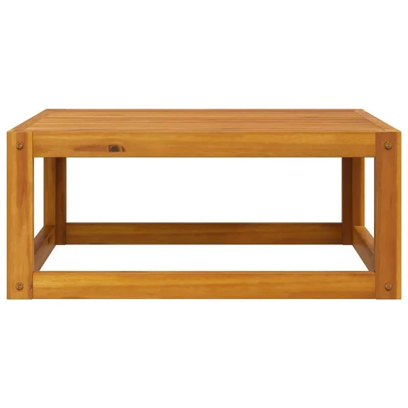 Table basse en bois massif acacia 68 x 68 x 29 cm brune