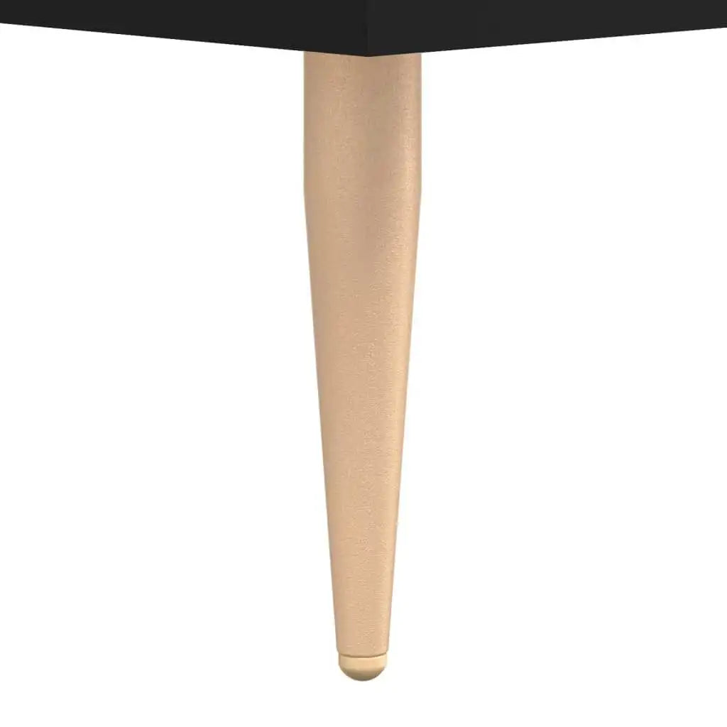 Table basse en bois et noir 90x50x40 cm