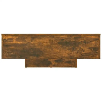 Table basse bois clair en chêne fumé 85 x 55 x 31 cm