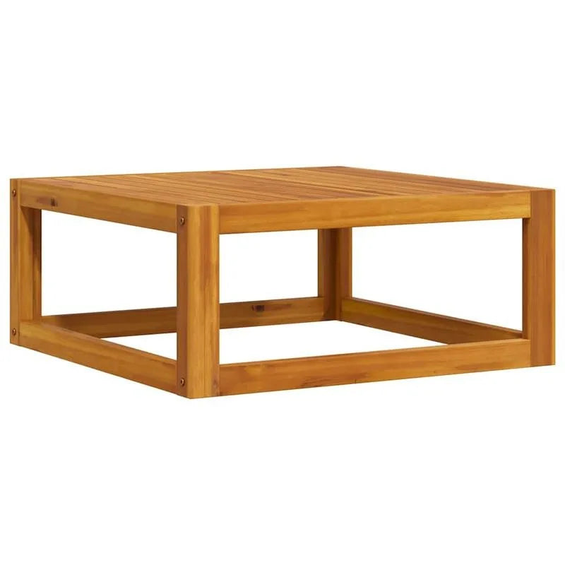 Table basse en bois massif acacia 68 x 68 x 29 cm brune