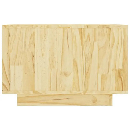 Table basse en bois massif pin moderne pour salon