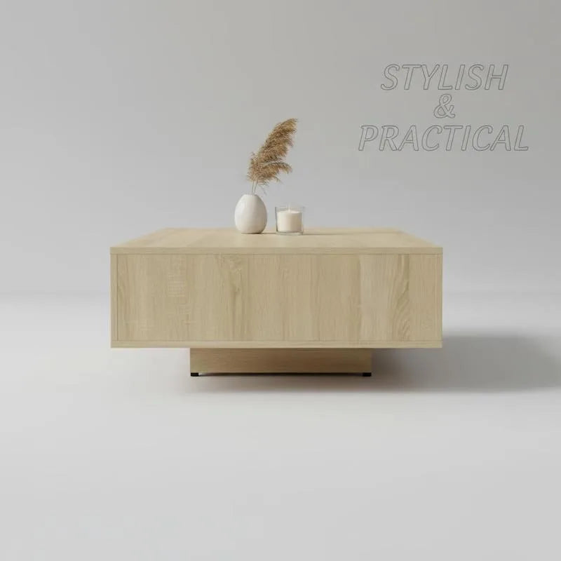 Table basse bois clair Sonoma Oak 85x55x31 cm