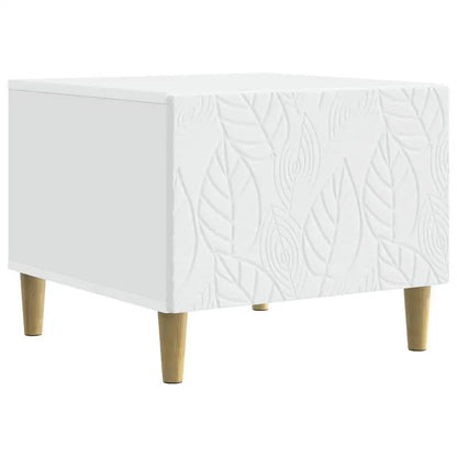 Table basse en bois massif avec tiroir